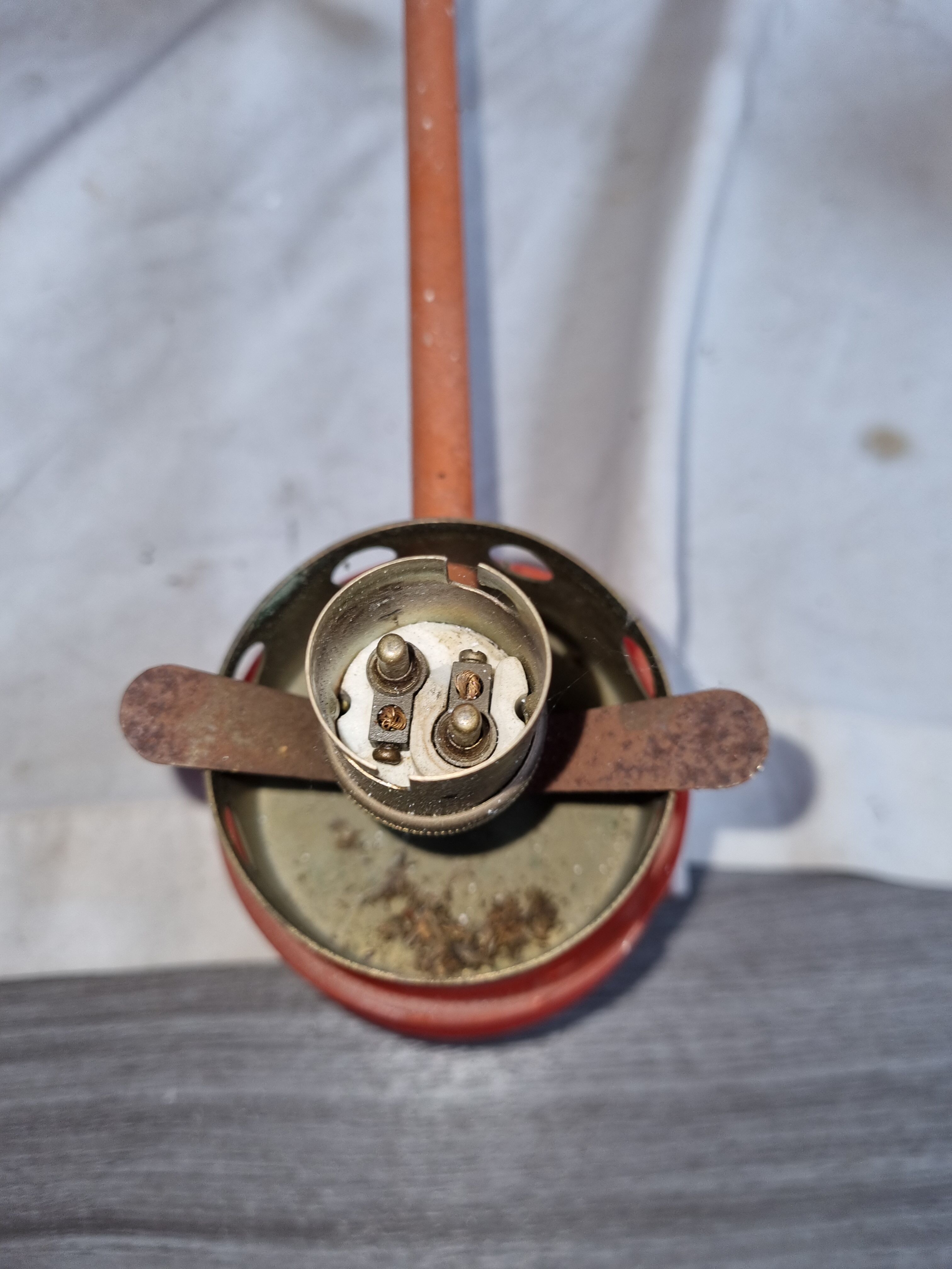 Chandelier 5 burners 1970 opaline