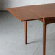 Extendable square dining table by Vejle Stole Møbelfabrik, Denmark 1960’s