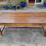 Farm table in oak with drawers