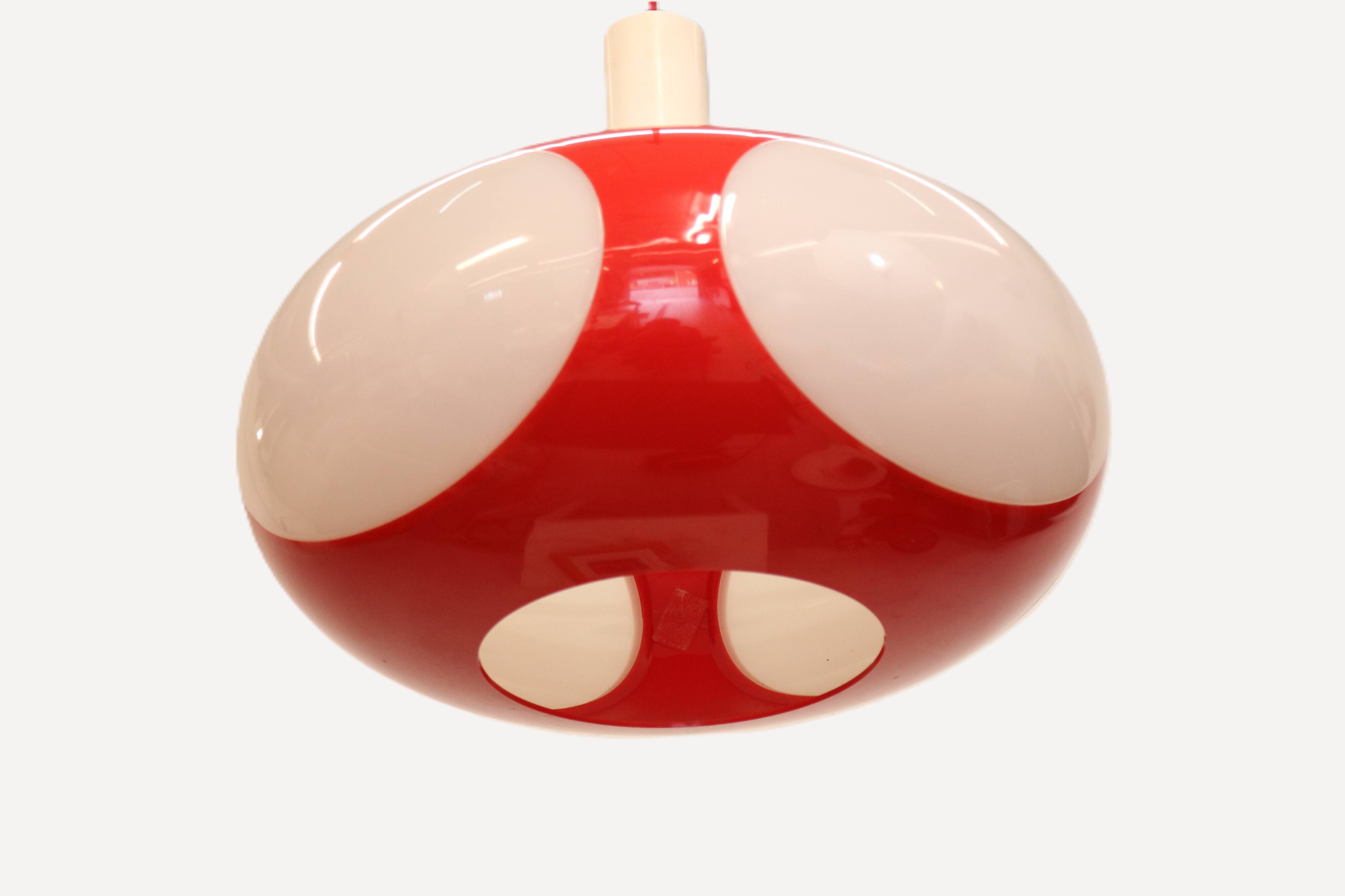 Space age bug eye UFO lamp *** Massive Belgium *** rare / white colour ***