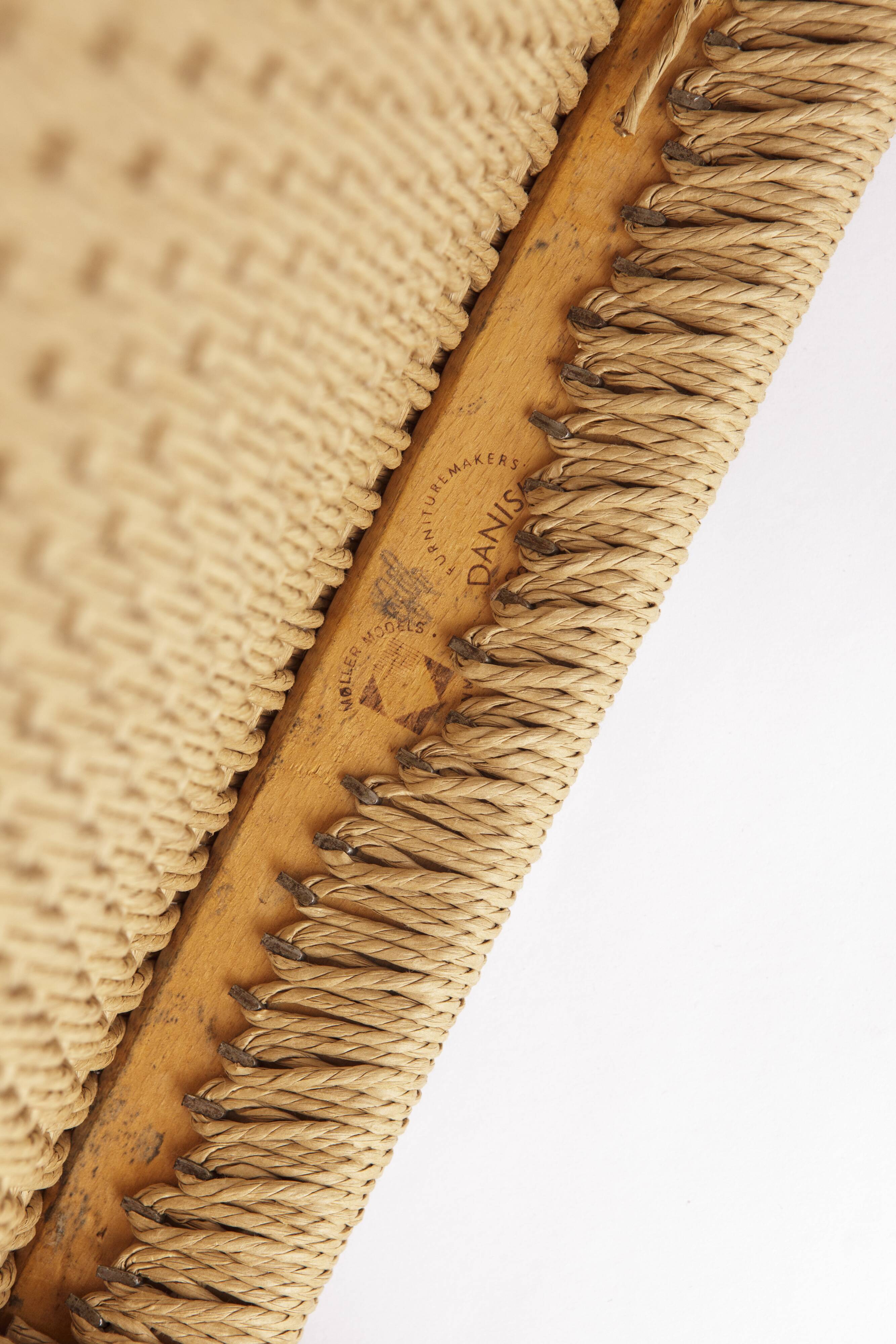 1 of 7 Niels Otto Møller Model 71 Teak Dining Chair (1951) – Handwoven Seat