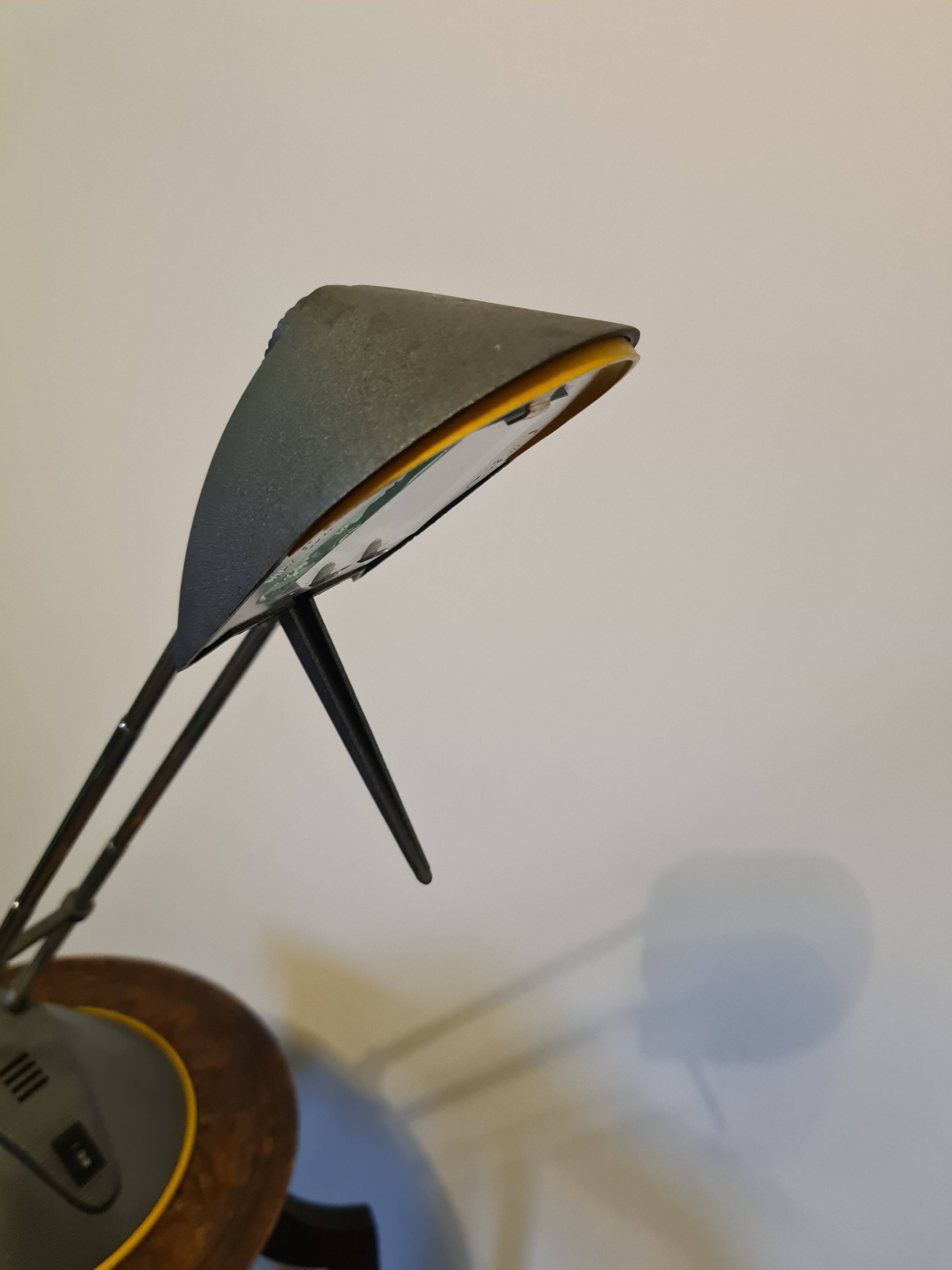 Massive design lamp – adjustable height 34 to 60 cm – vintage lighting