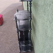 Black wooden Napoleon III shelf