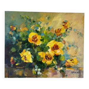 huile sur toile ''Lumière