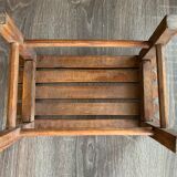 Footrest in old wood