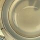 7 Dessert plates + dish in fine sky blue porcelain