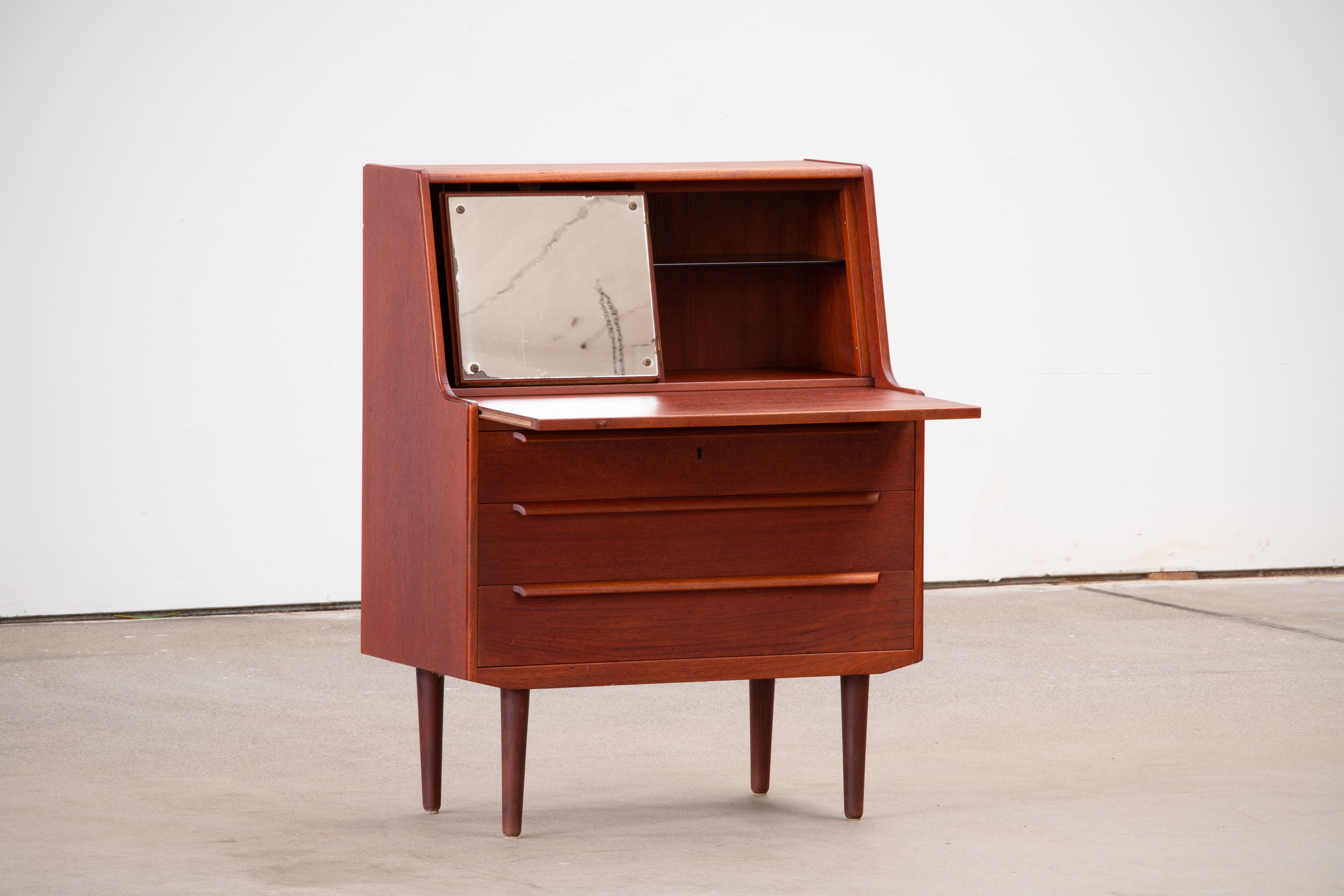 Danish secretary desk in teak 1960