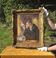 Vintage Mid-Century Alchemist Oil Painting
