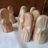 carved stone chess