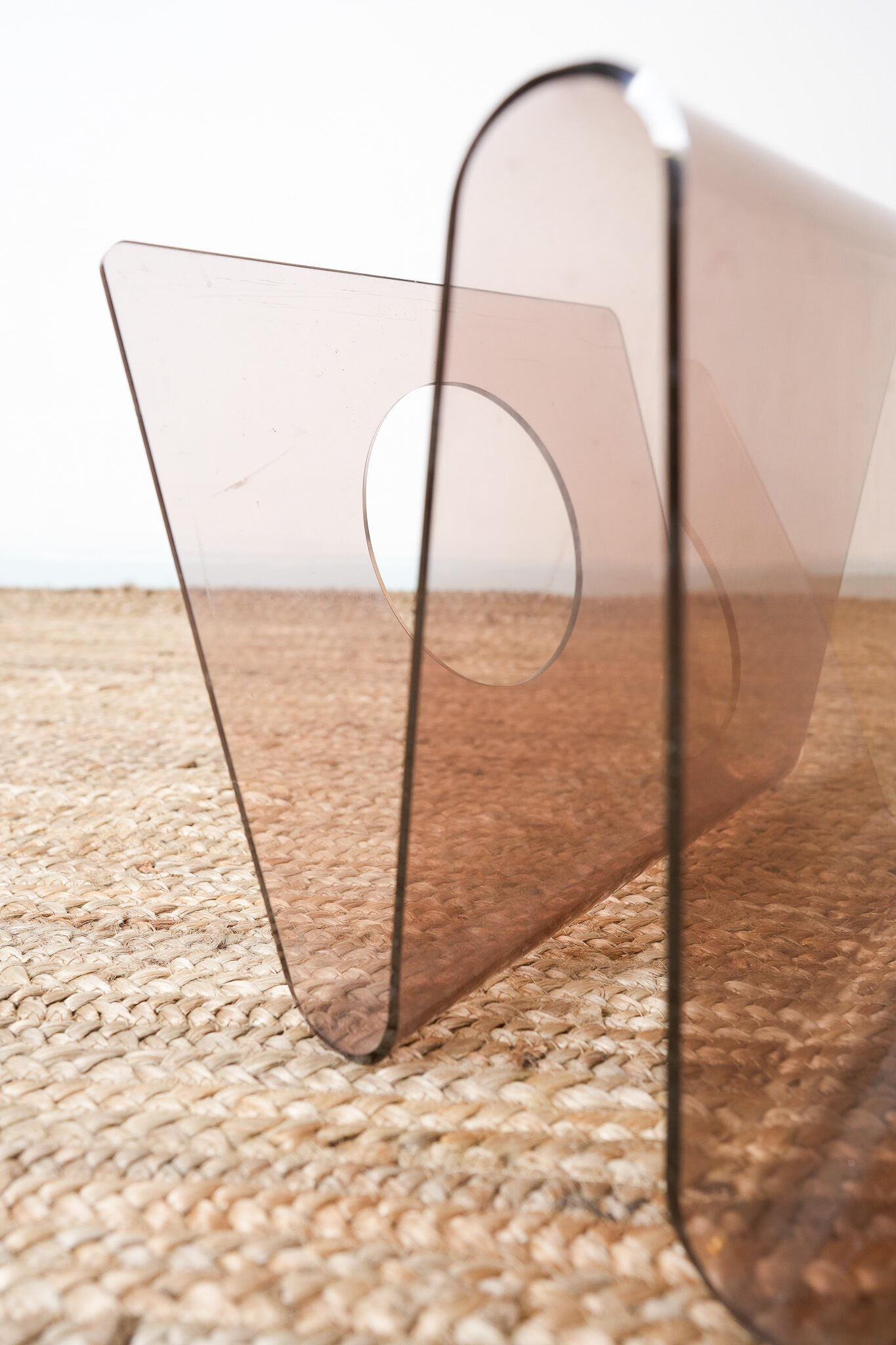 Plexiglas magazine holder Michel Dumas