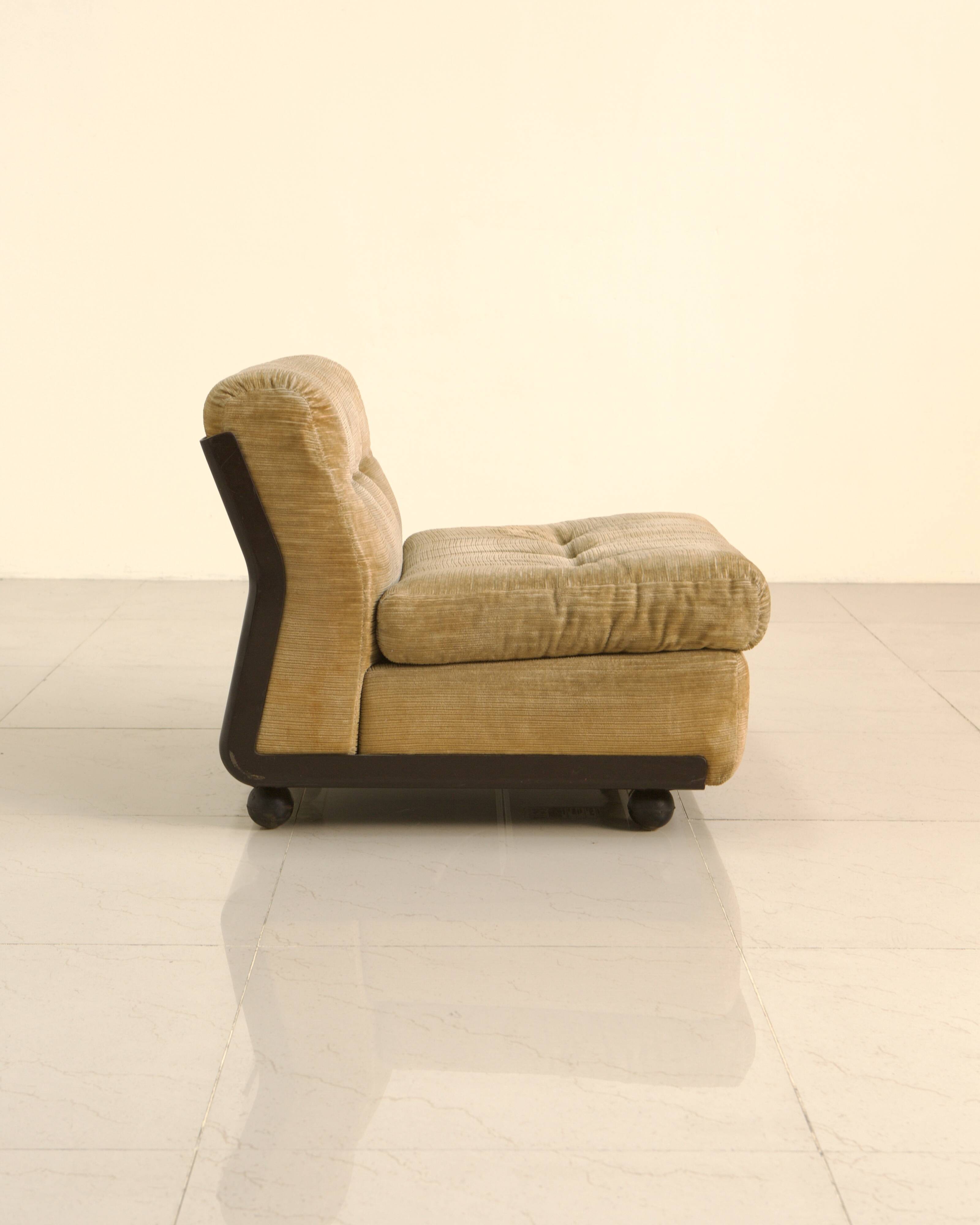"Amanta" armchair by Mario Bellini for B&B Italia 70's