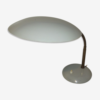 Office lamp desing saucer 1950 grey