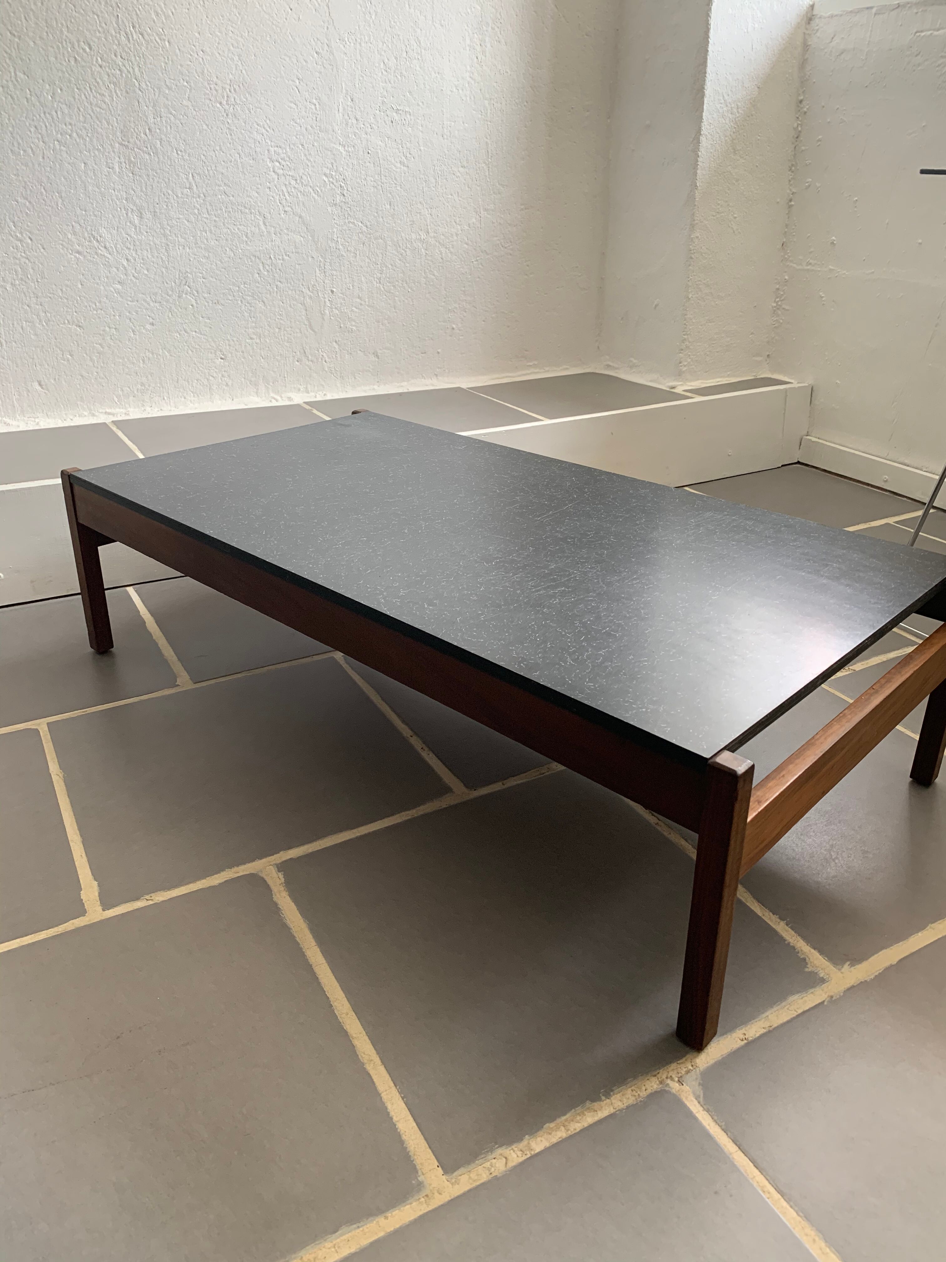 Vintage coffee table teak and formica