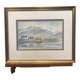 Painting on framed paper