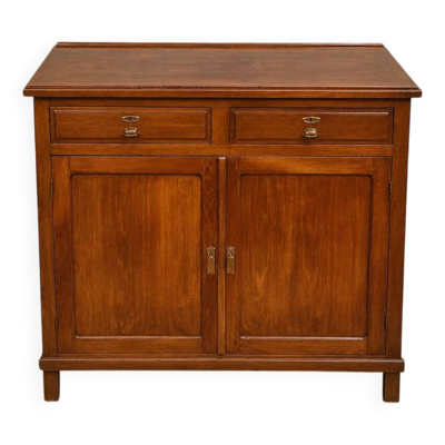 Buffet pupitre de classement, meuble de métier en bois massif