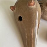 Tonala bird trio, Mexican ceramic