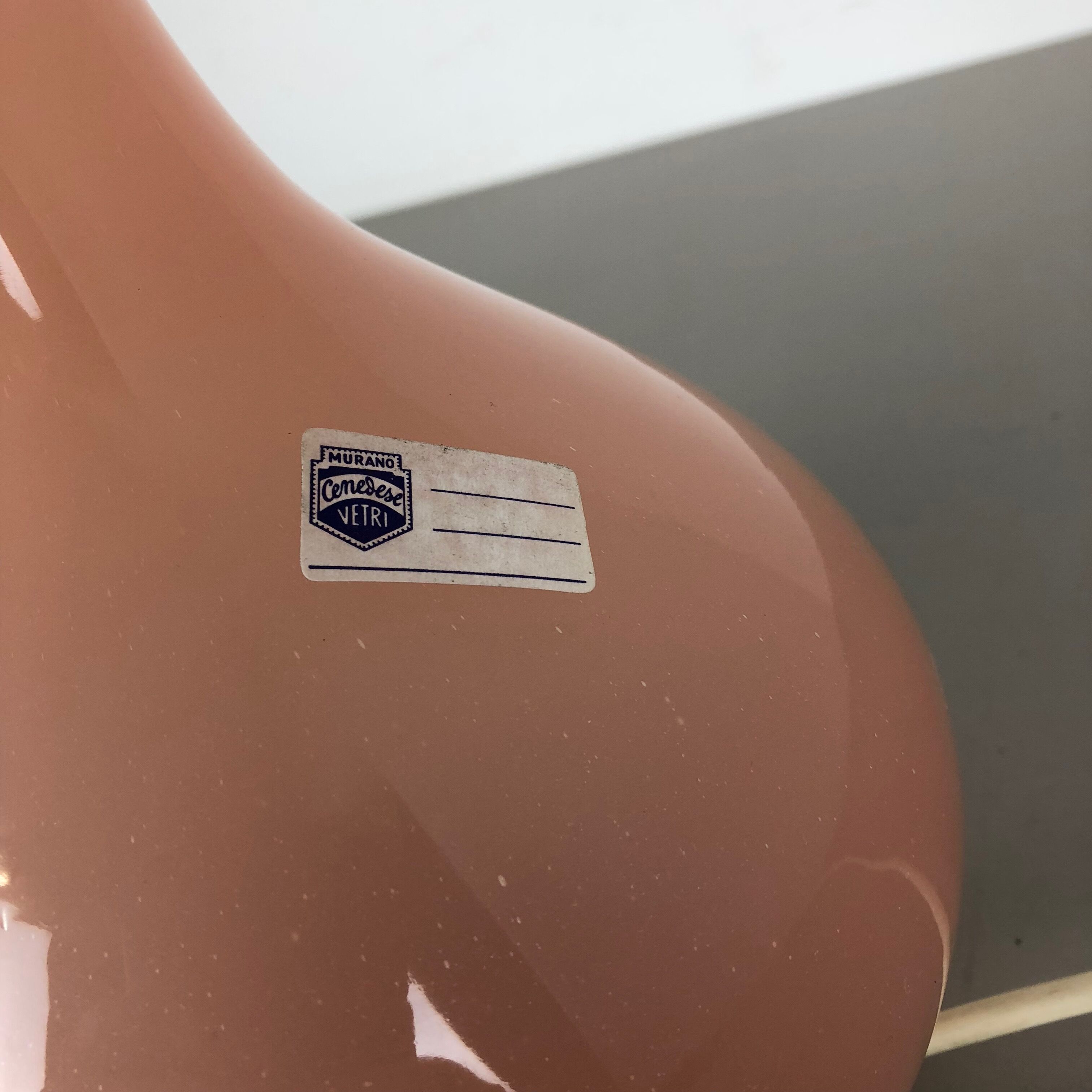 Murano glass table lamp by Cenedese Vetri