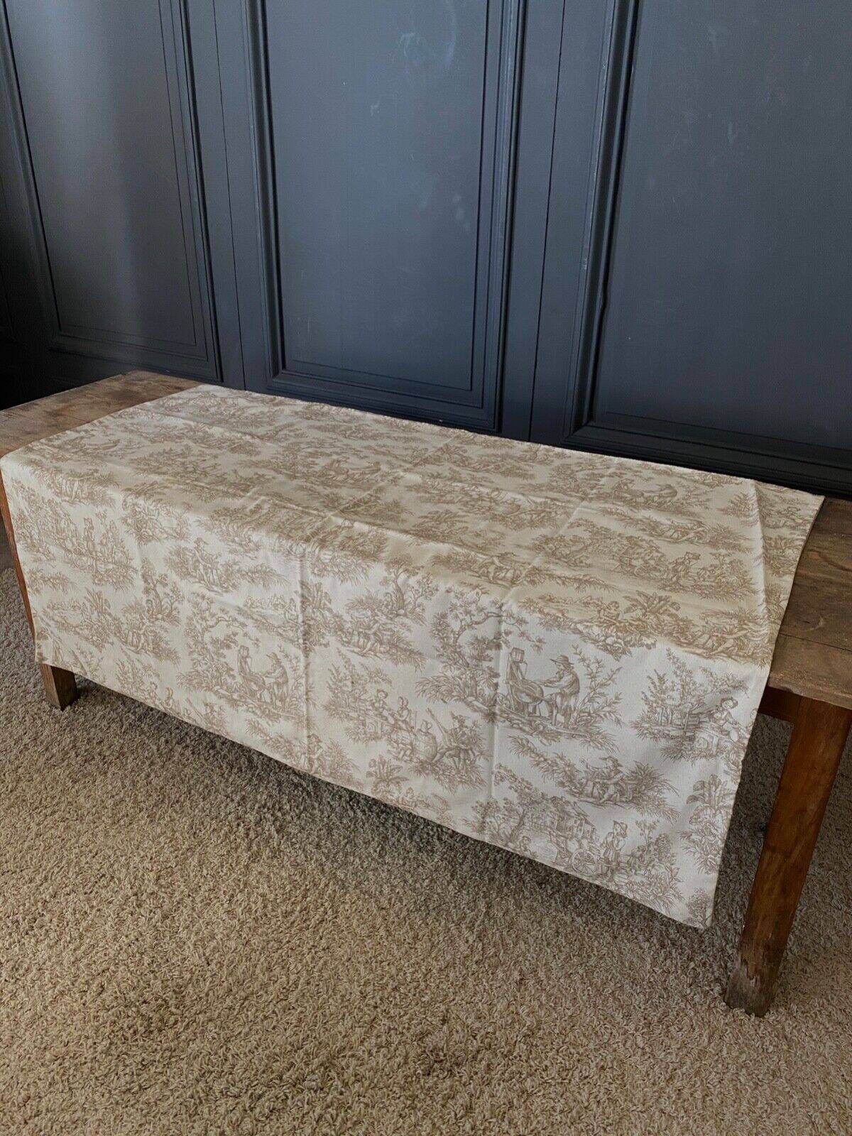 Toile de Jouy fabric late 19th century