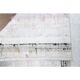 Vintage Turkish hand-knotted wool cotton white kilim runner rug  95x265