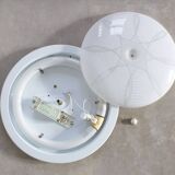 round space age ceiling lamp