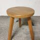 Mid-century wooden tripod stool
