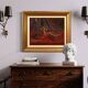 Signed painting oil on masonite still life dated 1942