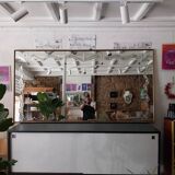 Chiseled bistro mirror