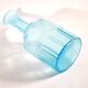 Vintage glass carafe in light blue blown glass 22cm