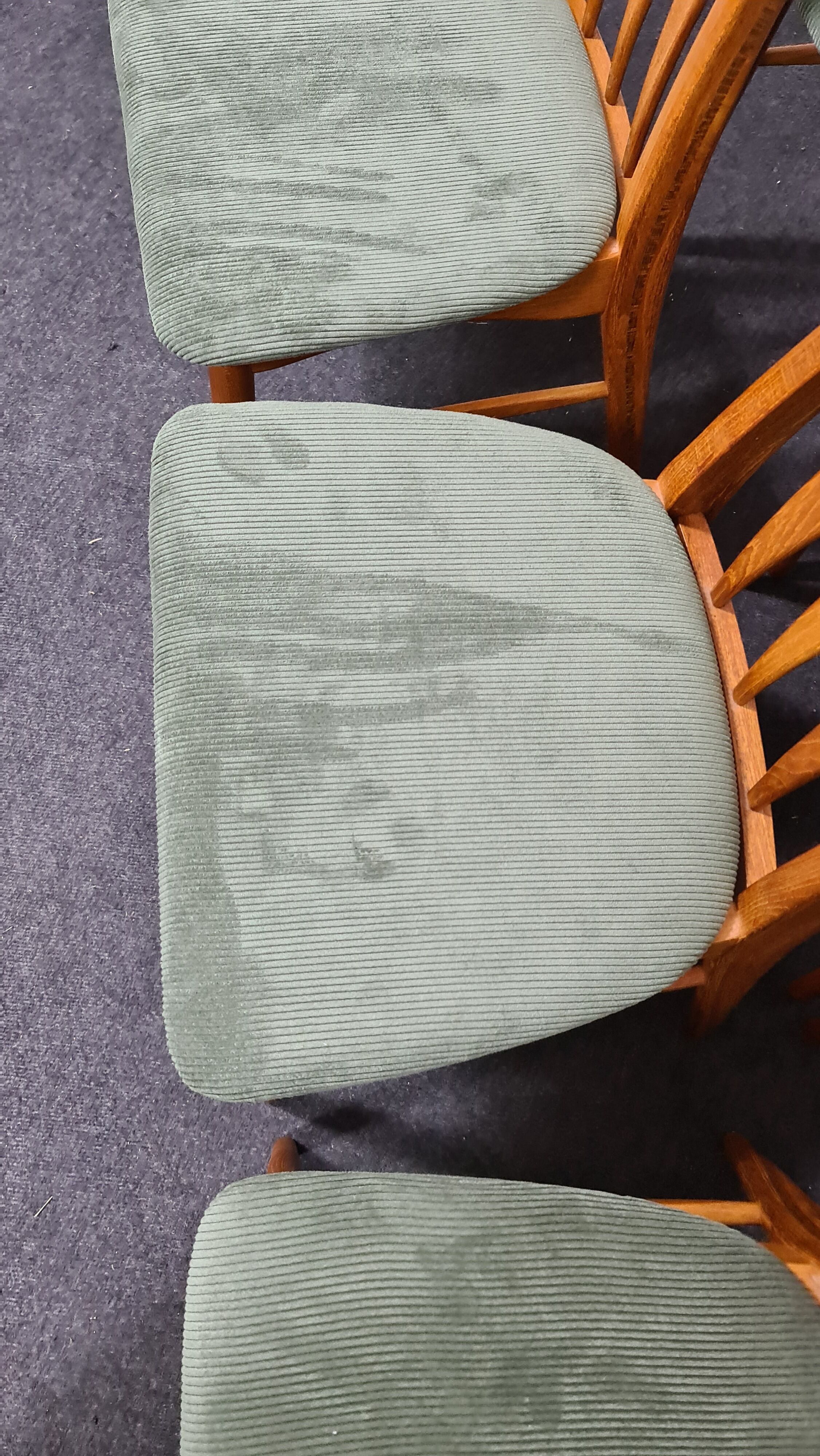 Ensemble vintage de chaises à manger en teck par Niels Koefoed pour Koefoed Hornslet