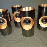 4 wall lights from the 70's Space age