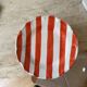 Lot assiettes rayées 20 cm