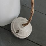 Hanging lamp in opaline