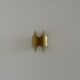 Mid-century brass gothic wall lights by Bent Karlby (3 pieces available)