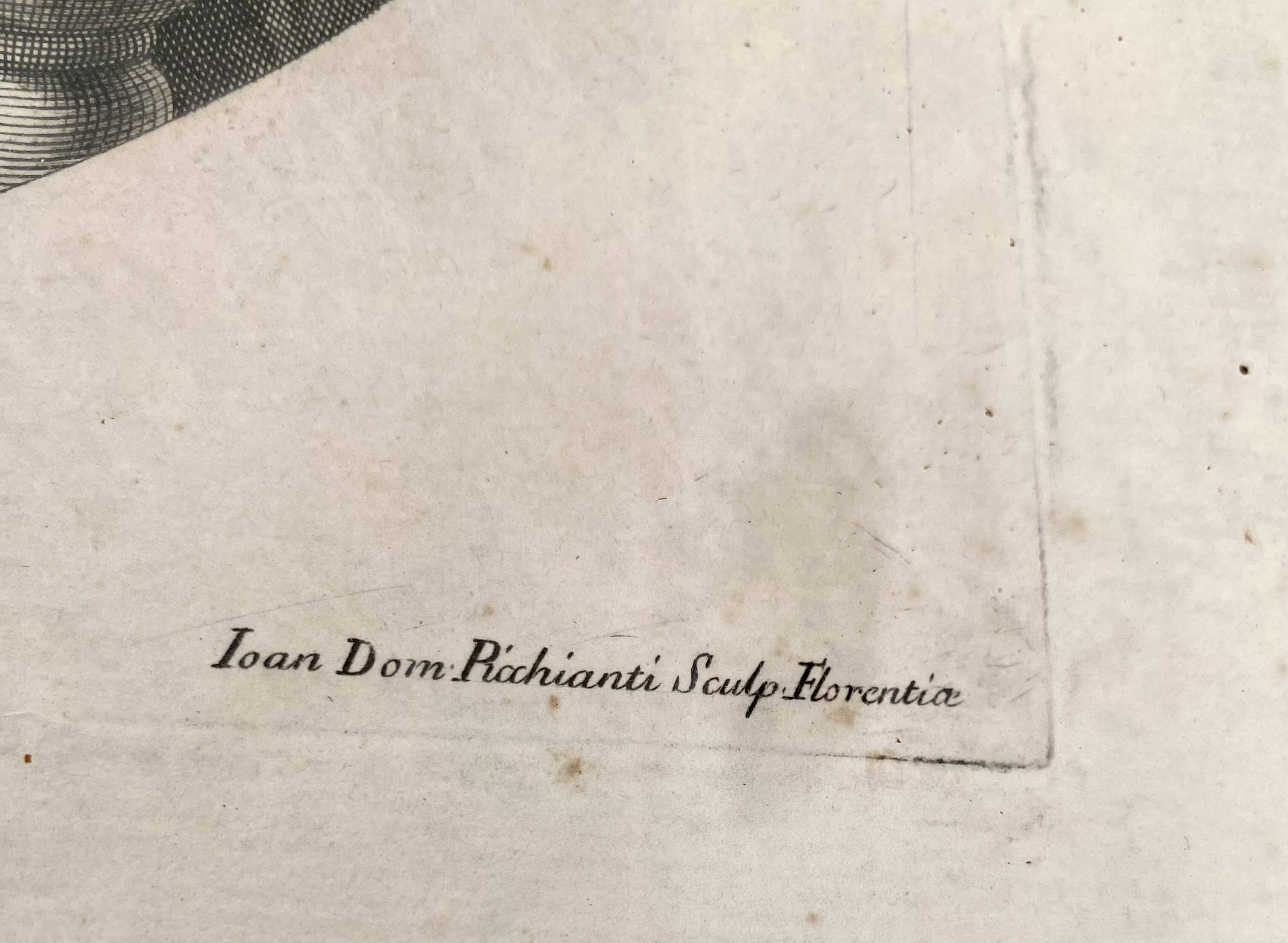 Gravure 18e d’après Raphaël, cadre bois vitré
