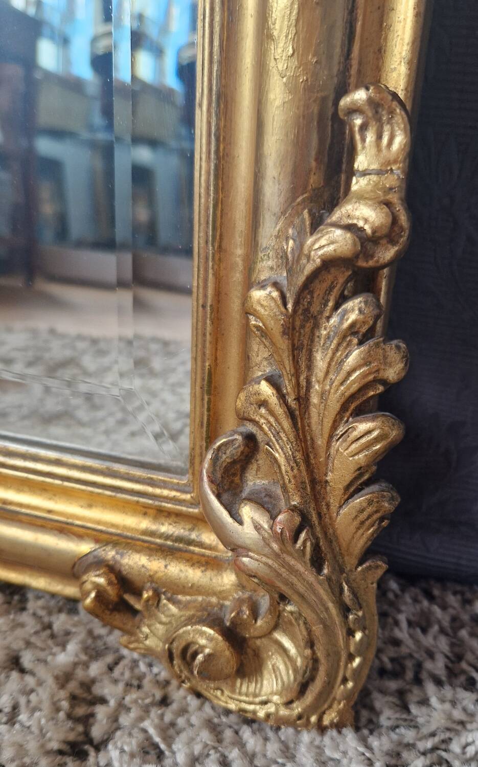 Golden Louis XV mirror