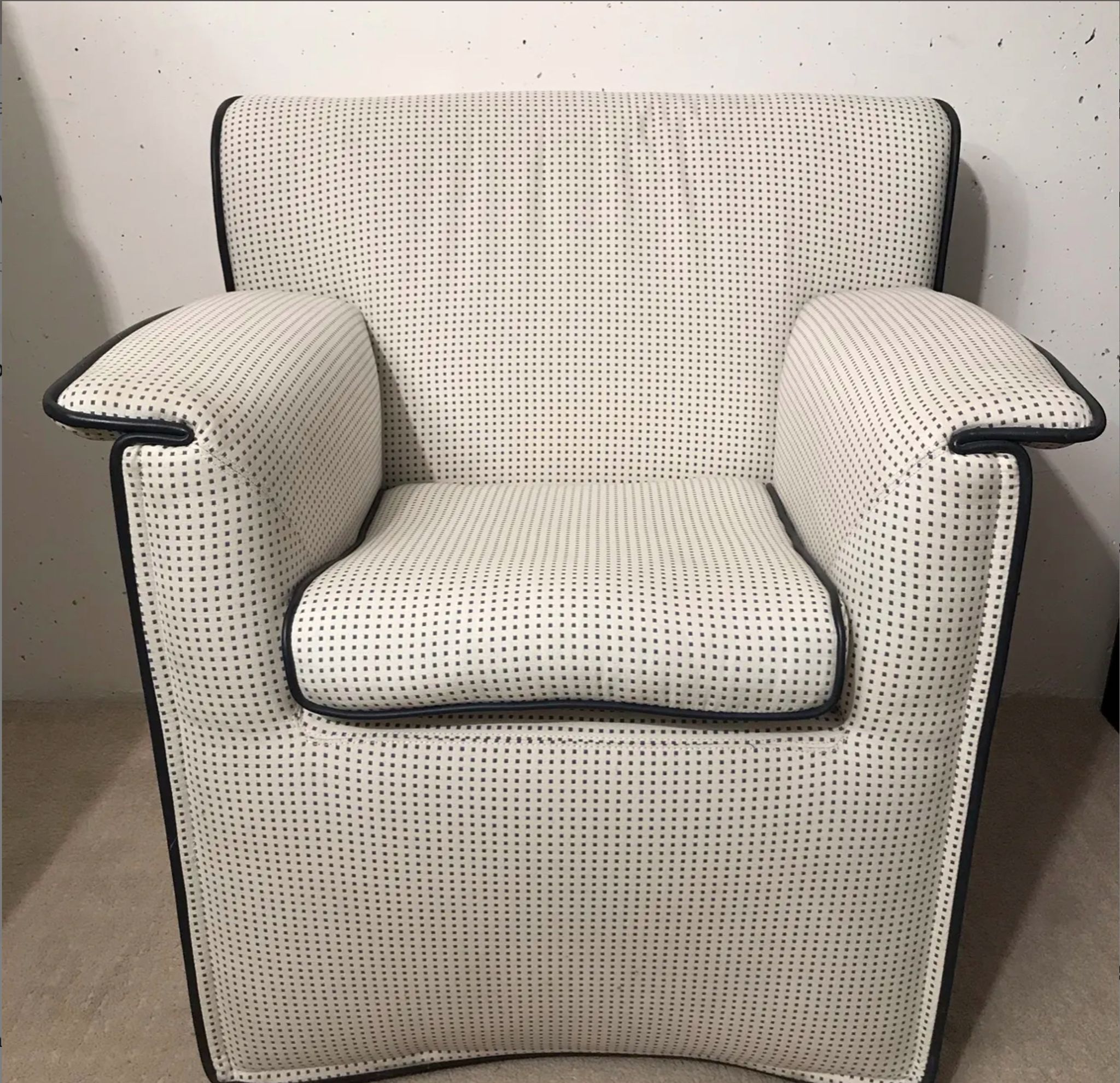 Pair of armchairs Laurianetta Afra and Tobia Scarpa, B&B Italia 1978