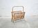 Porte-revues vintage en rotin