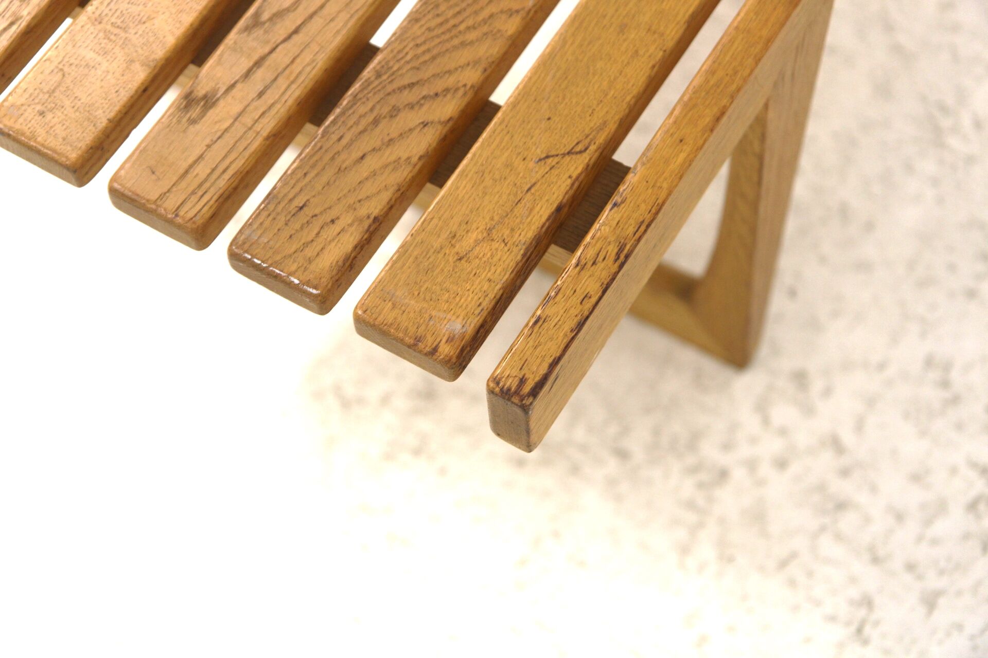 Minimalist bench "Tokyo" Yngvar Sandström, Nordiska Kompaniet, NK, Sweden, 1970