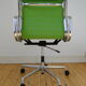 Charles Ray Eames EA 117 Office Chair Armchair in Green and Chrome Vitra