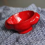 Robert Picault, red ceramic bowl