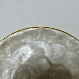 Set in Philippine mother-of-pearl, ramekin and plate