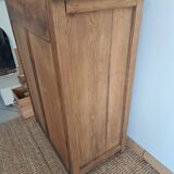 Vintage high sideboard in solid oak