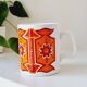 6 mug Staffordshire Potterie England