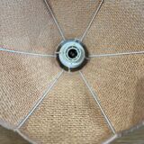 Vintage raffia pendant light