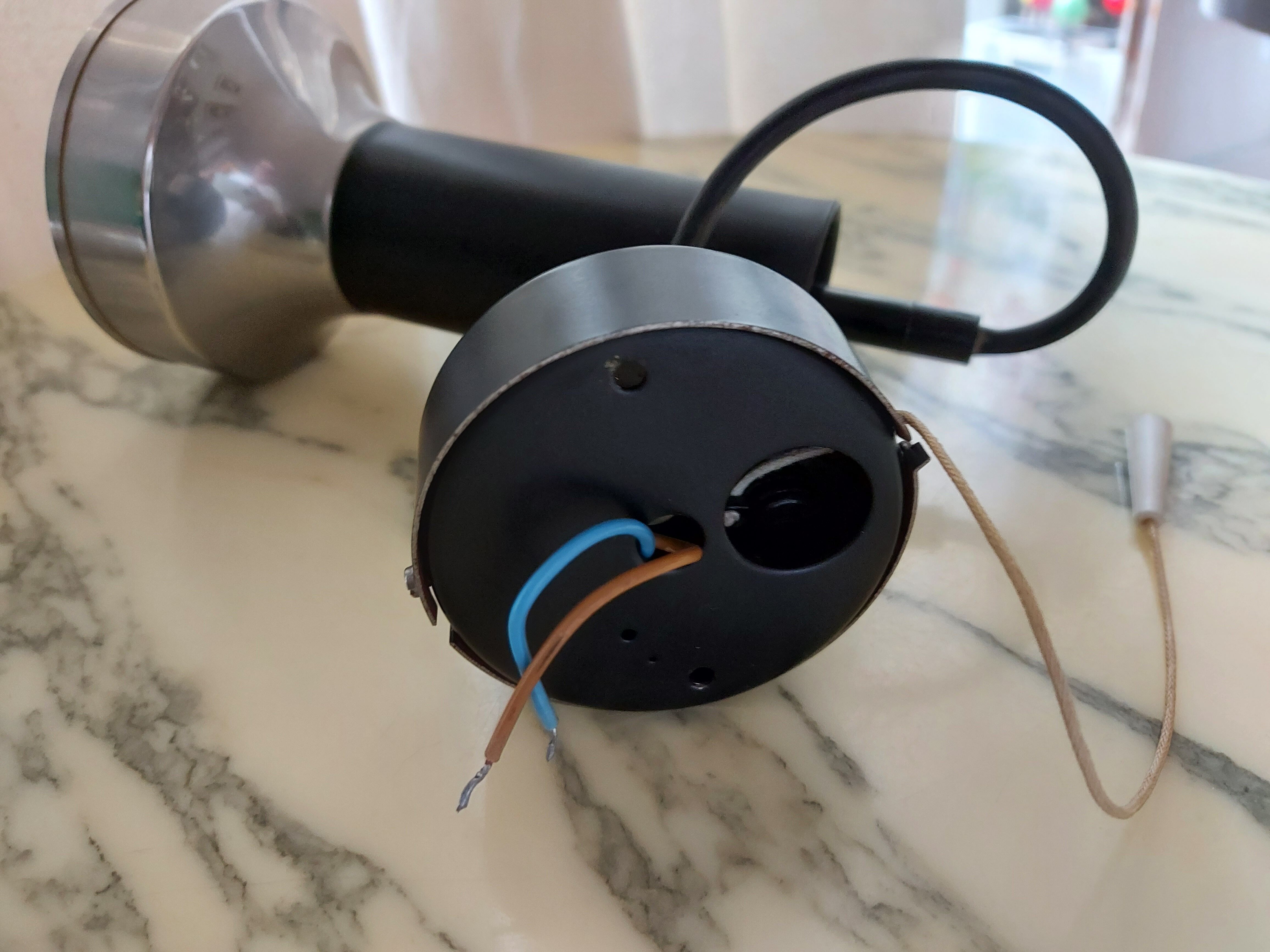 Apllique mural, vintage spot in metal 70'S