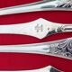 Christofle 12 lobster curettes - marly model - silver metal