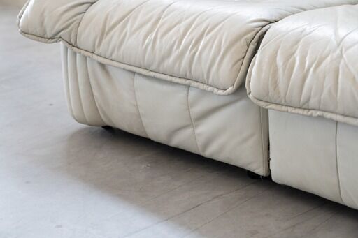 Canapés en cuir, années 1970, ensemble de 2