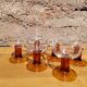 Suite of 6 water glasses 70s