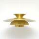 Large gold lamp, Denmark 1970s