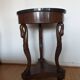 Empire style ceremonial table with mahogany swans
